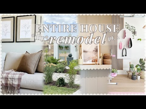 EXTREME HOME MAKEOVER! pt. 2 - entire house remodel from start to finish