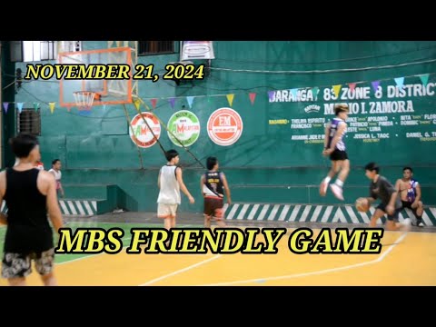 MBS FRIENDLY GAME. MBS COVERED COURT CAL. CTY.