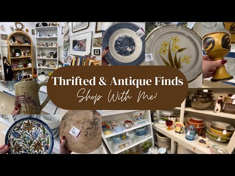 Thrifted & Antique Finds! Shop With Me!