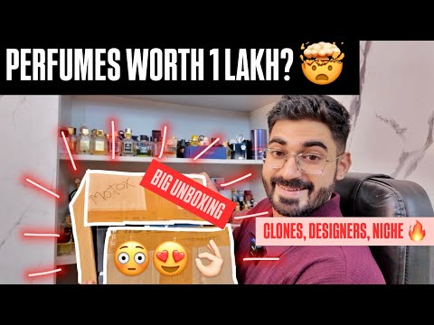 NEW SUPER WORTHY PERFUME HAUL WORTH 1 LAC? 😳 BEST CLONES, DESIGNERS AND NICHE PERFUMES IN BUDGET 🔥