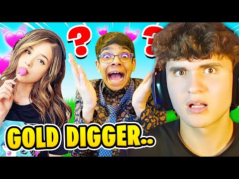 N3ON Falls In LOVE With a GOLD DIGGER in Fortnite!