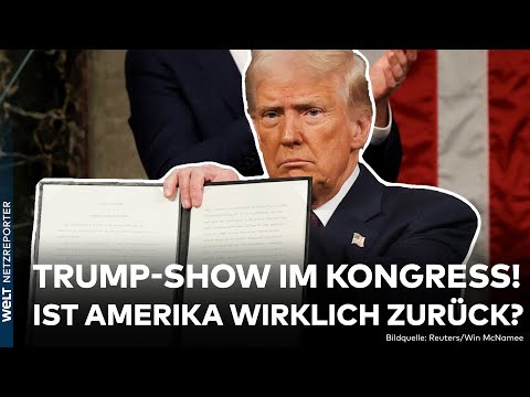 "AMERICA IS BACK": Trump-Show im US-Kongress – Das steckt wirklich hinter seinen Aussagen