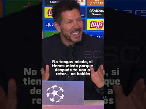 EL CHOLO SIMEONE PERDIÓ LA CABEZA #shorts