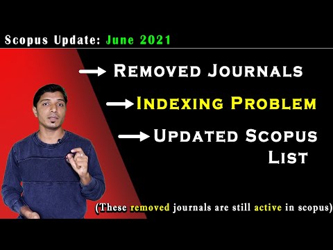 These Scopus Removed Journals Showing Active Status II Scopus Journal List II June 2021