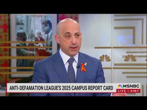 ADL CEO Jonathan Greenblatt discusses Campus Antisemitism Report Card on Morning Joe