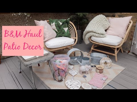 B&M Haul ~ Cute Decor Items for Patio / Garden Area ~ July 2021 🇬🇧