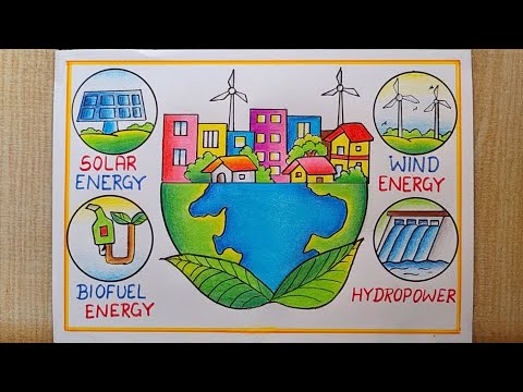 Save Energy Poster drawing| Energy Conservation Day   drawing| World Energy Conservation Day poster