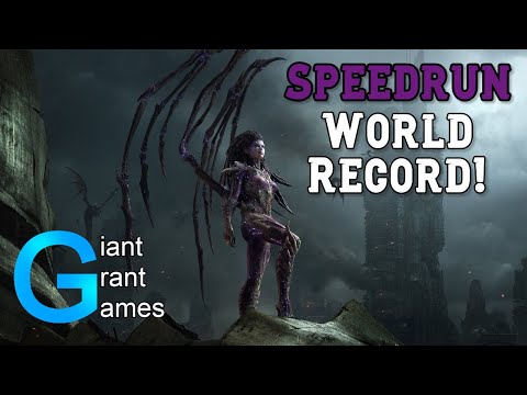 I got the Heart of the Swarm Speedrun World Record! [Speedrun Showcase]