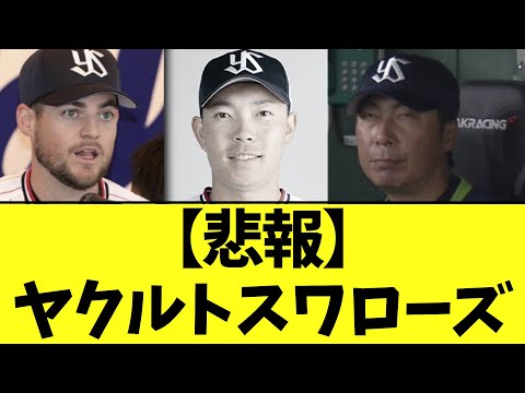 【悲報】ヤクルトスワローズ