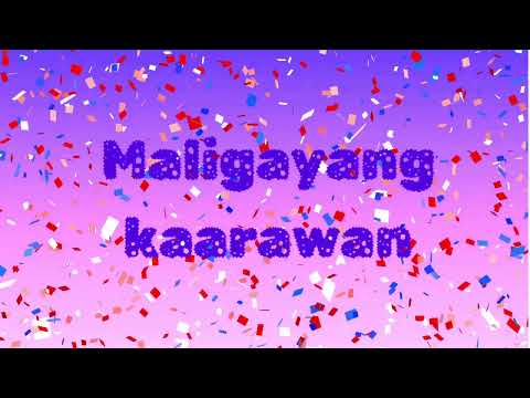 Maligayang kaarawan | background ng telebisyon