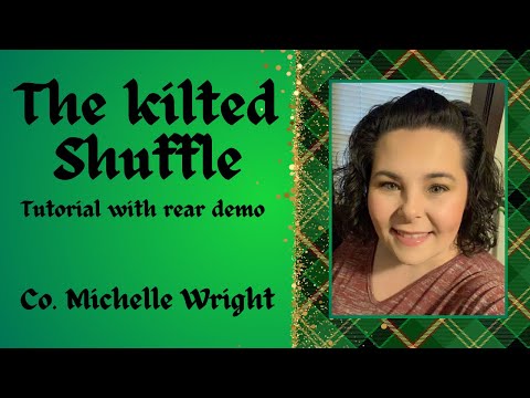 The kilted shuffle official line dance tutorial Beginner choreography by Michelle Wright