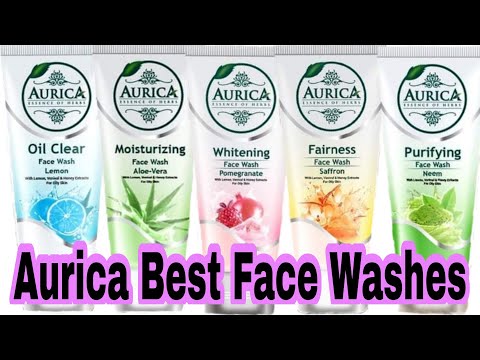 Aurica Face Wash Range For oily, dry and All Skin Types (Aurica skincare instead Himalaya skincare)