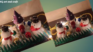 Diy Christmas model for school project/ Christmas decoration project for school/ @KGartandcraft