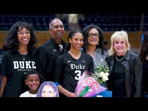 Thank You Seniors - Duke Volleyball Senior Day 2024