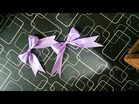 Easy ribbon bow # like # share # subscribe