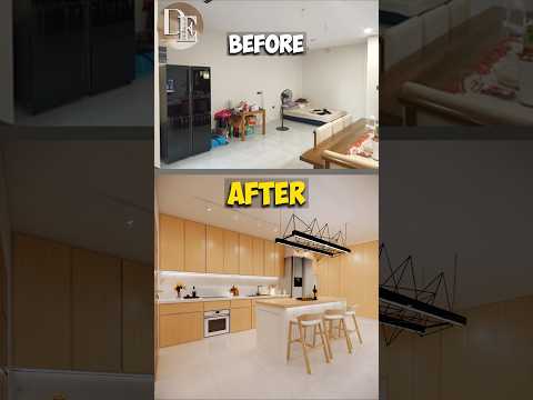 Before & After: Scandinavian Kitchen Makeover—Sleek and Functional!