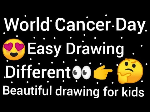 #worldcancerdaydrawing/#worldcancerdayeasy/world cancer day poster/ world cancer day drawing.