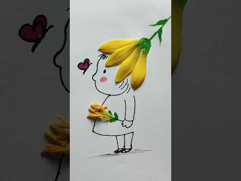 Flower art #shorts #shorts_ #shortsfeed #creativeart #ytshorts#viralshots  #trending #youtubeshorts