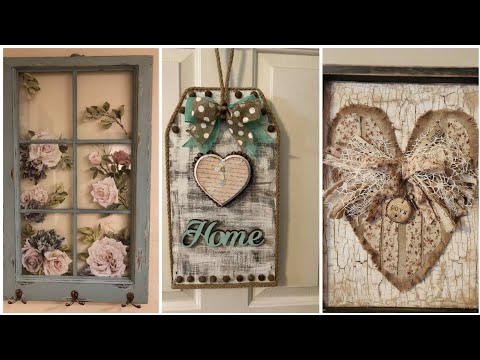 2024 to 2025 Thrifty Charm Decor Shabby Chic Vintage Rustic Home and Wall Hangings Decor Ideas 2025