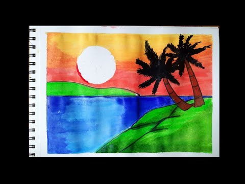 scenery drawing/easy scenery drawing ideas/#art #scenery