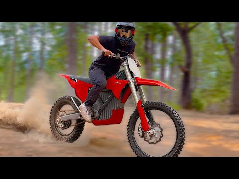 The World's Most Powerful Electric Dirt Bike // 2023 Stark Varg ALPHA First Ride