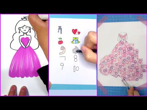 Relaxing Creative Art | Fun and Easy Drawing Tricks. Simple Pencil Drawing Tutorials,  ▶10