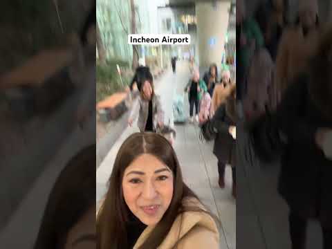 INCHEON AIRPORT KOREA #short #shortvideo #seoul #korea #incheonairport  #shorts #funny #funnyvideo