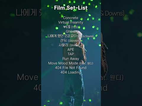 TAEYONG: TY TRACK IN CINEMAS Film Set-List