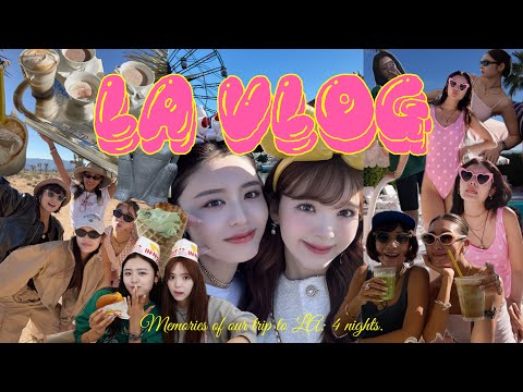 【LA VLOG】人生初!!!ロサンゼルスへ✈️ニコルと4泊6日間の様子🥰🫶/Disney/Shopping/Hotel/❤️