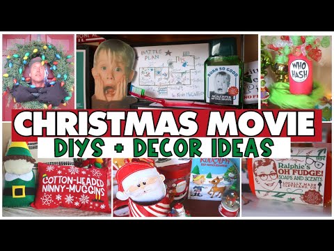 Christmas Movie DIYs! Elf, Christmas Vacation, Home Alone & More! Dollar Tree Christmas Decorations