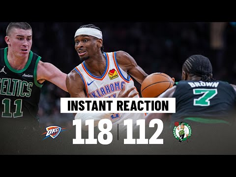 INSTANT REACTION: Celtics fall short late in potential NBA Finals preview vs. the Thunder