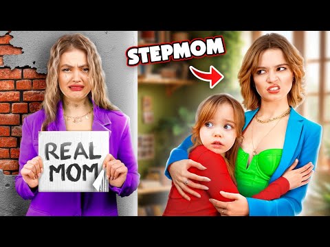 Real Mom vs Adoptive Mom! Poor Dad Became Rich