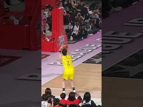 【溜めましたねえ】金近廉のスーパーチャージスリーポイント🏀　#Bリーグオールスター #バスケ