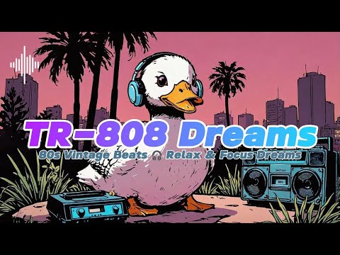 TR-808 Dreams 🌙 Vintage Lofi Beats to Chill & Focus