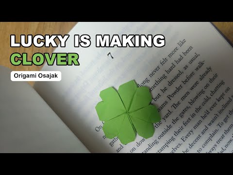 How to Make Clover Origami - Tutorial