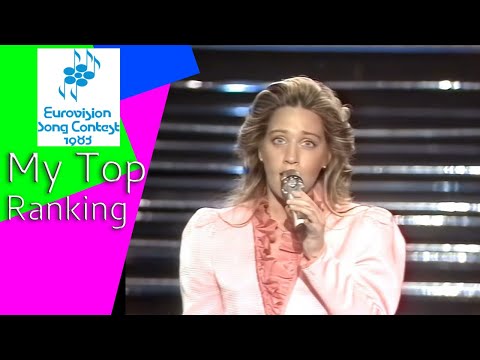 Eurovision Song Contest 1983 My Top Ranking of 20 Songs