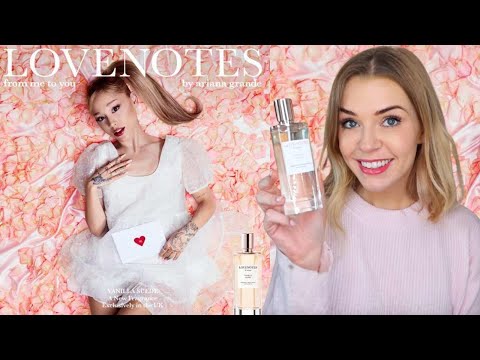 NEW LOVENOTES VANILLA SUEDE BY ARIANA GRANDE PERFUME REVIEW | Soki London