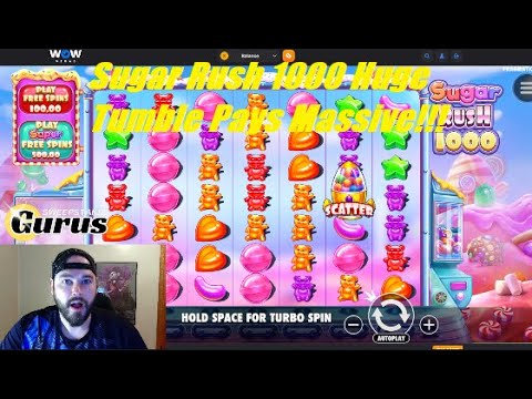 Sugar Rush 1000 Huge Tumble Pays Massive!!!