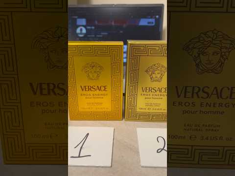 Which is real ?  Versace Eros Energy perfume  …  New perfume Rabanne  Million Gold For Her / Him