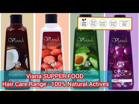 Viana SUPPER FOOD Hair Care Products Range| Alcohol Free| Paraben Free| 100% Natural Actives🌿