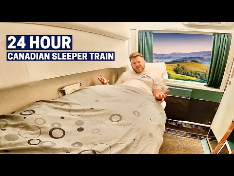 Private Room on Canada’s Overnight Sleeper Train 😴 - 24 hrs to Montreal