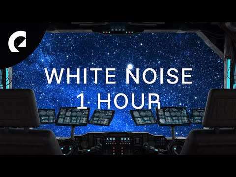 Deep Space White Noise for Sleep and Study - Sleep Sounds White Noise with Deep Bass (1 Hour)