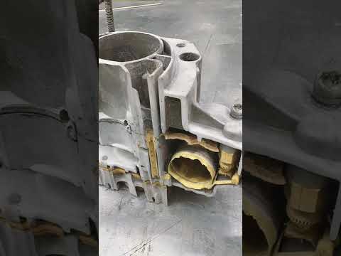 Water jet cutting - shock absorber, carburetor, spark plug