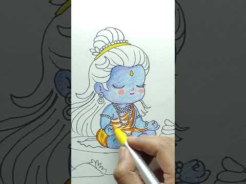 cute bholenath drawing#shorts_ #ytshort #shorts #mahadev #bholenath #savan_somvar #trending #drawing