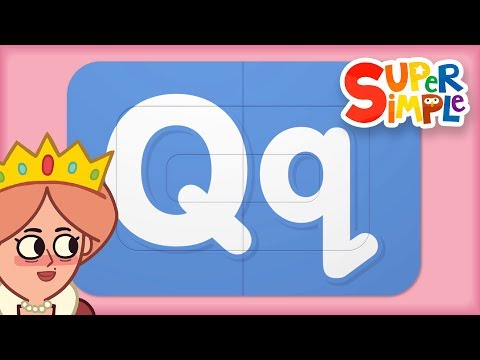 Learn Letter Q | ​​Turn & Learn ABCs | 🌈 Super Simple ABCs