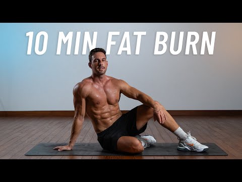 10 Min Fat Burning Cardio HIIT Workout at Home (No Equipment)