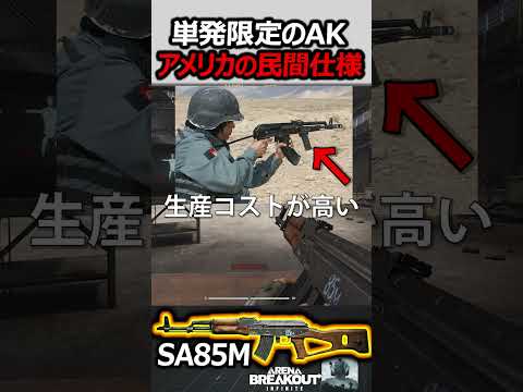 【銃紹介】AKシリーズでも珍銃! アメリカの民間仕様AK【実況者ジャンヌ】#shorts #実況者ジャンヌ #Gun