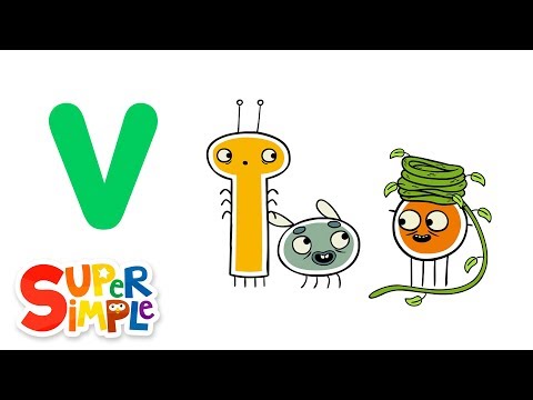 The Letter V | Pratfall ABCs | Super Simple ABCs