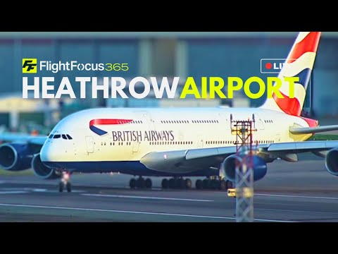 Heathrow Airport Live LHR - Friday 14th Feb 2025