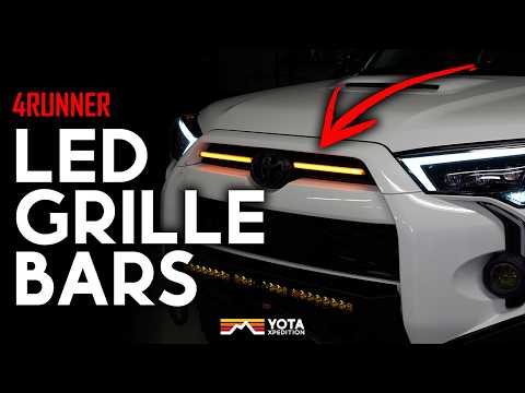 Upgrading Your 4Runners Front End With LED Grille Bars | Install Video